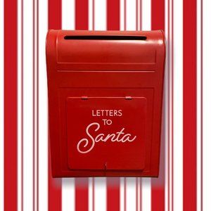 NEW Red Letters to Santa Mailbox